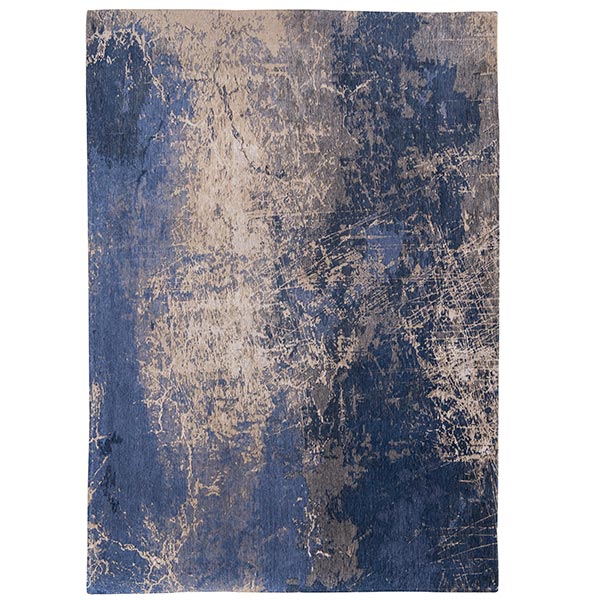 Mad Men Cracks Rug  Abyss Blue