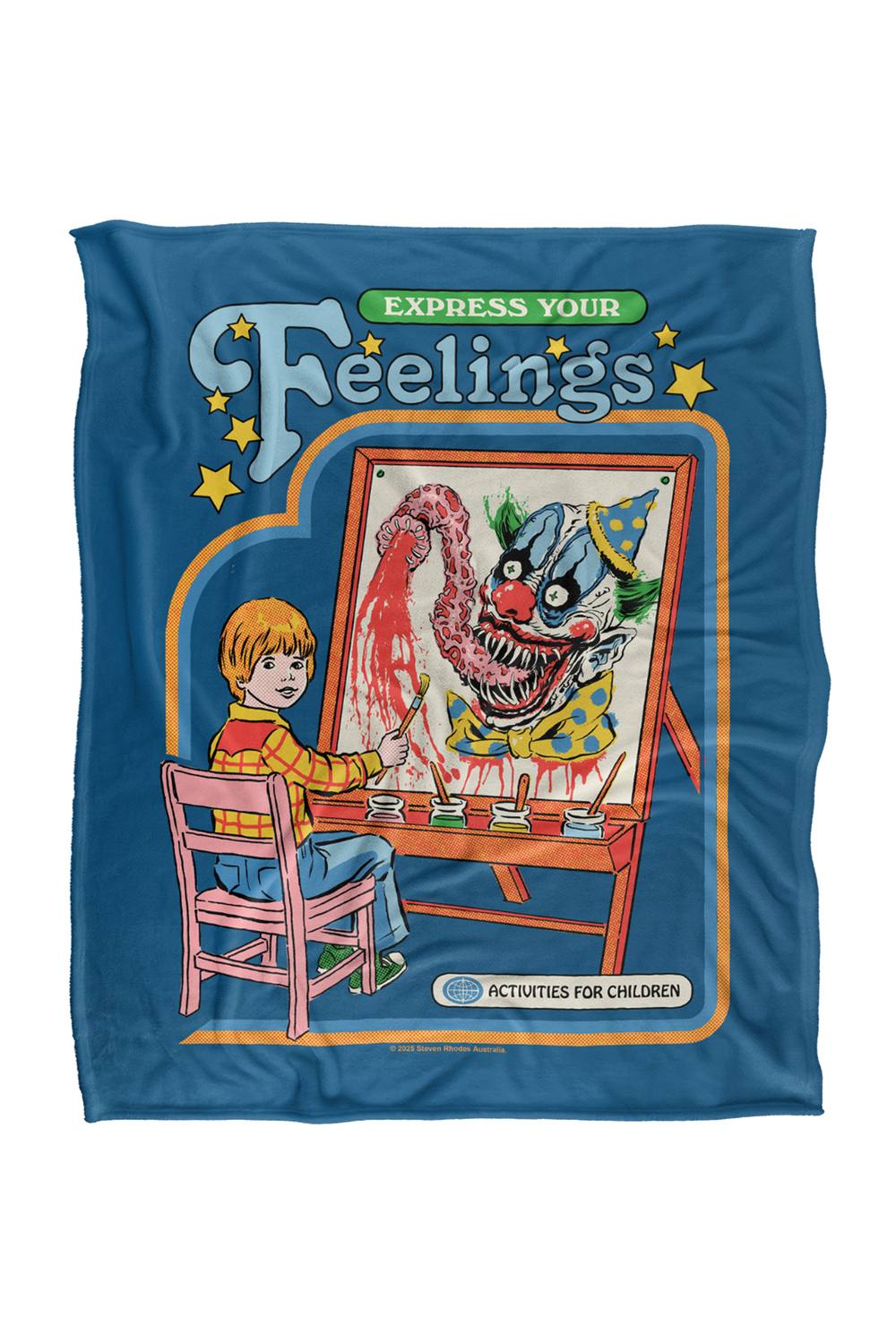 Steven Rhodes Express Your Feelings Silky Super Soft Throw Blanket