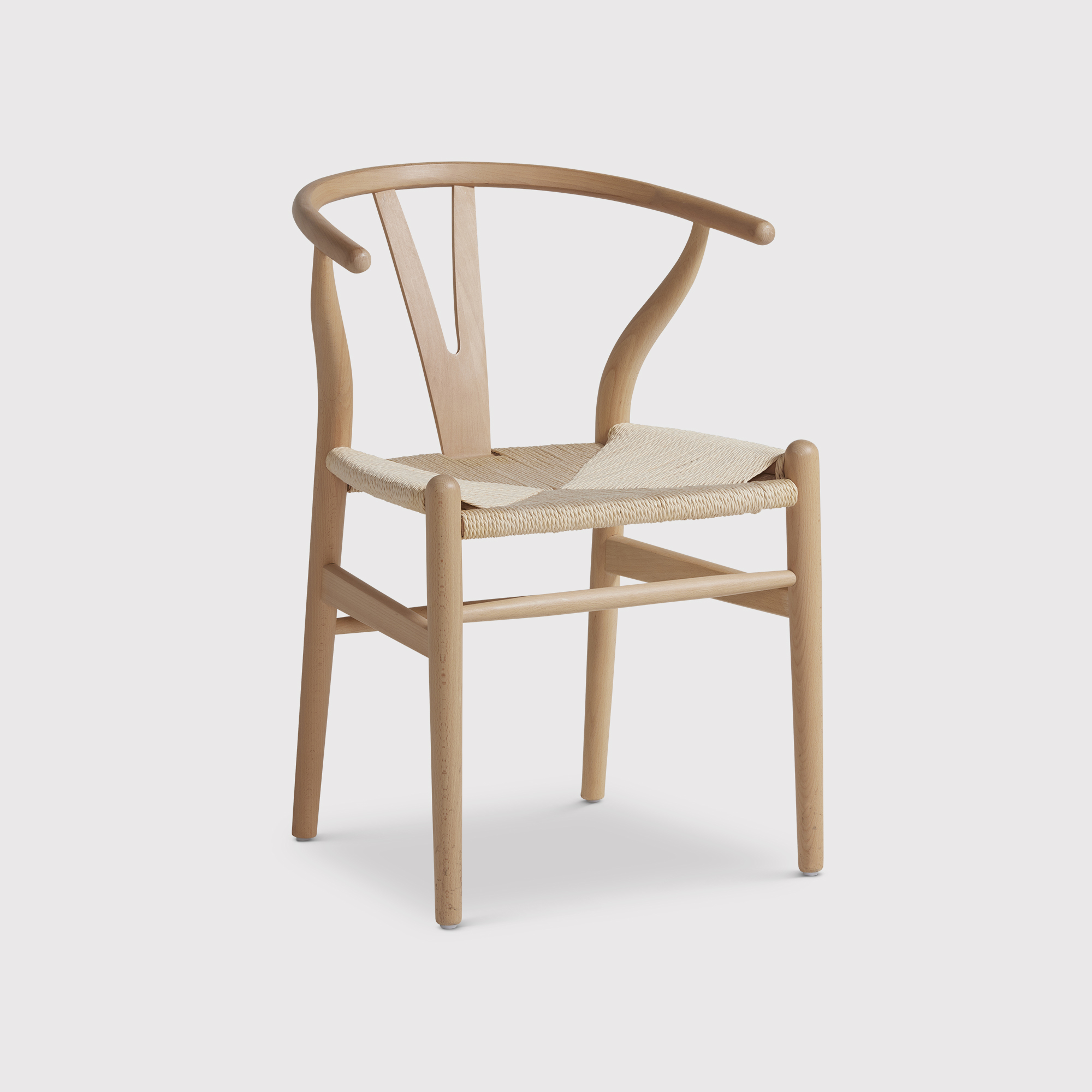 Hans Wishbone Dining Chair, Cream | Barker & Stonehouse
