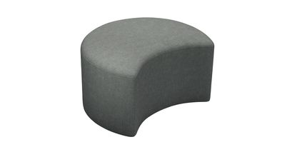 Luna Half Moon Footstool in Wells Norfolk Cotton - sofa.com