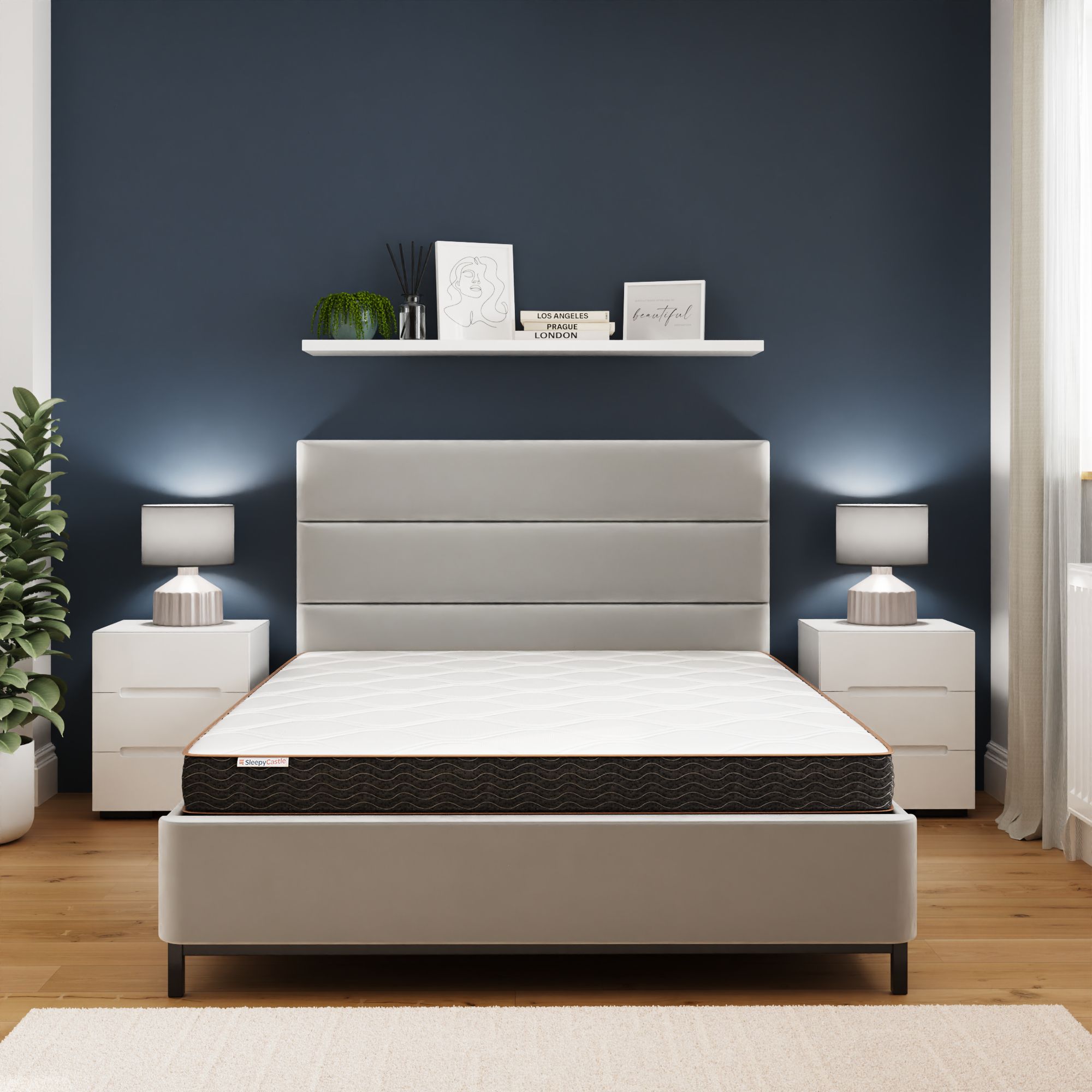 GFW SleepyCastle Rolled Pocket Sprung Mattress In A Box