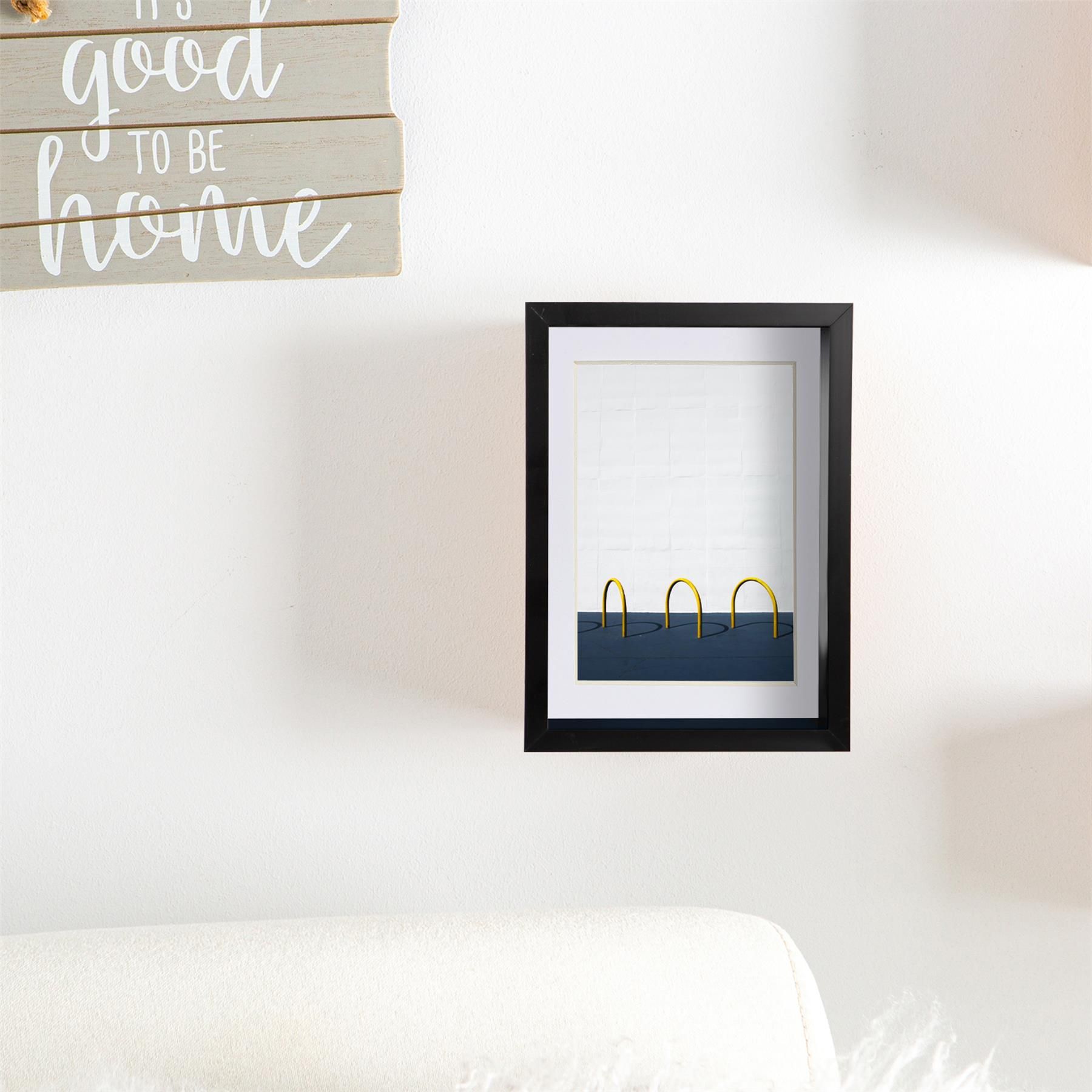 Nicola Spring 5" x 7" 3D Deep Box Photo Frames - 4" x 6" Mount - Black - Pack of 2 in White 6