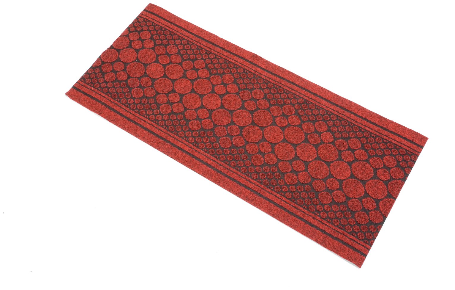 Pebbles Polypropylene Runner - 67x250cm - Red