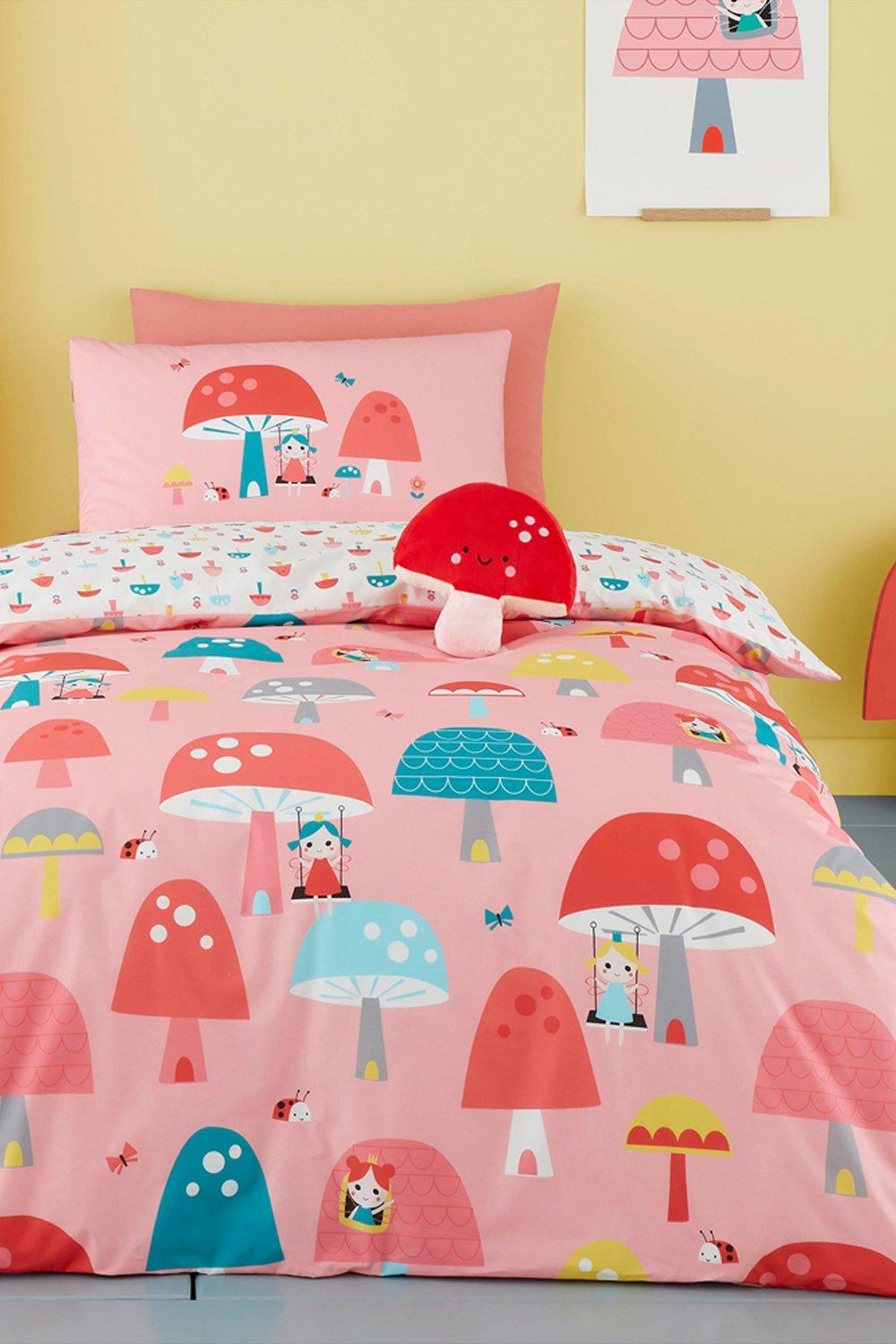 Mushroom Magic Single Duvet Set