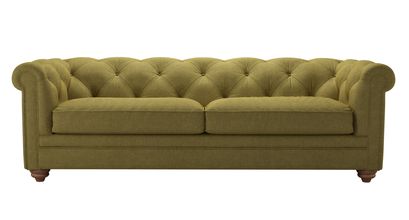 Patrick 3 Seat Sofabed in Mossymere Norfolk Cotton - sofa.com
