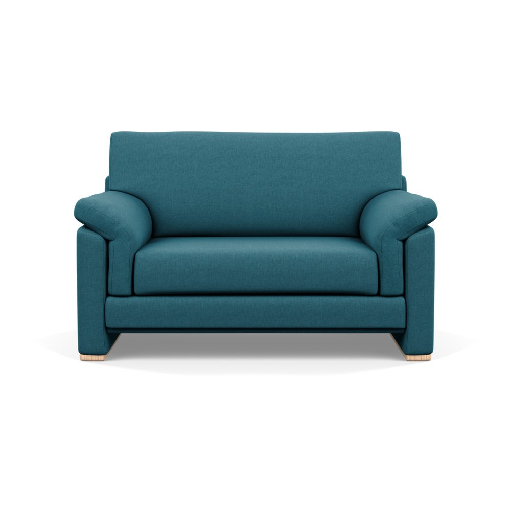 Heal's Paris Loveseat Brushed Cotton Cadet Natural Feet