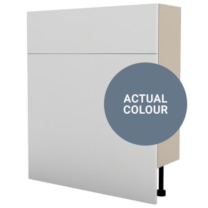 Duarti By Calypso Beaufort 700mm Floor Reaching Slimline Toilet Unit - Bermuda Blue