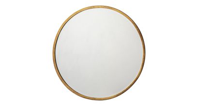 Shelley Round Wall Mirror with Antique Gold Frame - sofa.com