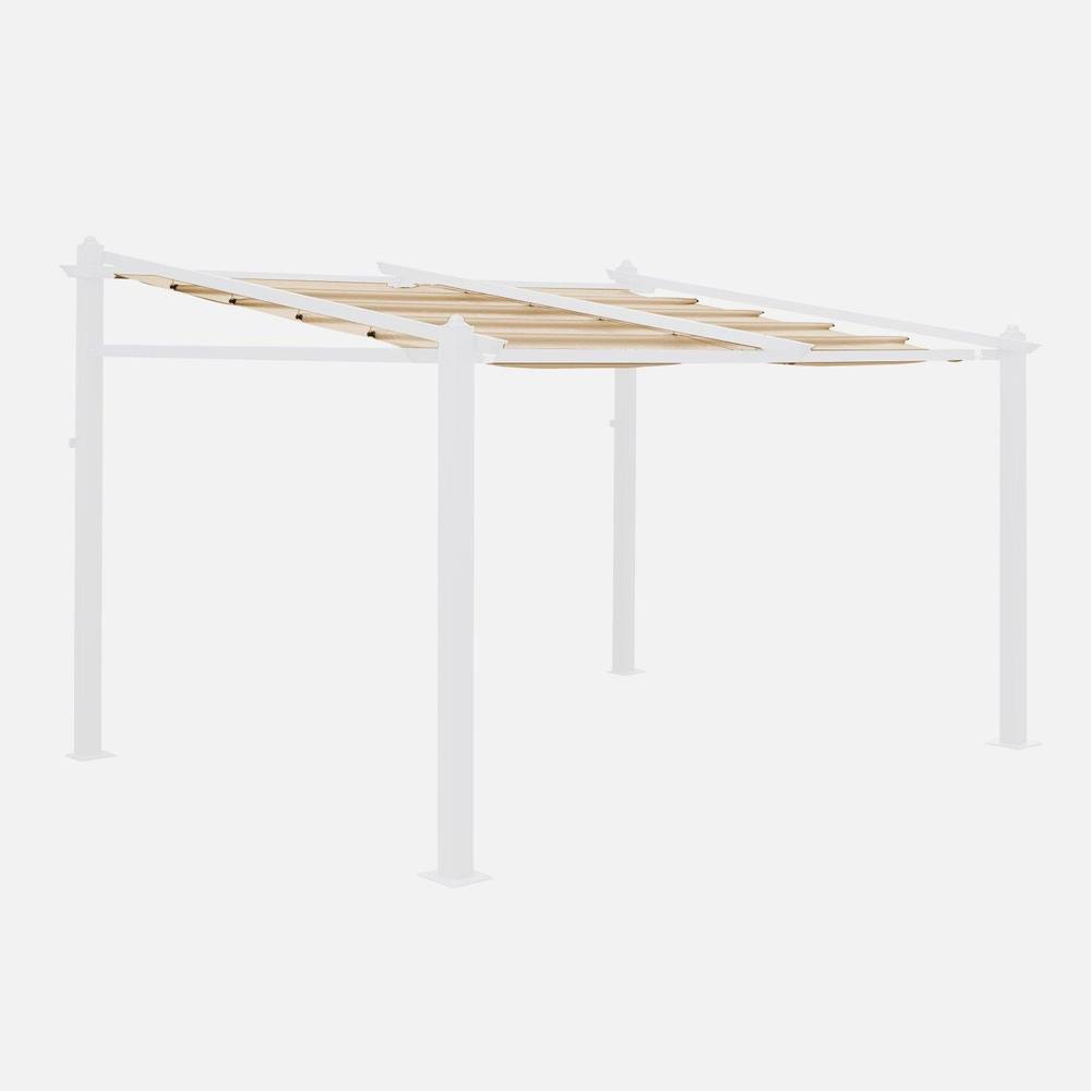sweeek Replacement Canopy Roof For 3x4m Murum Pergola in Beige