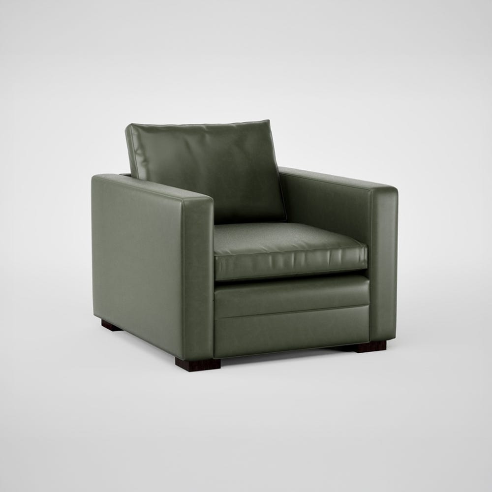 Heal's Palermo Armchair Siena Cotton Clay Black Feet 3