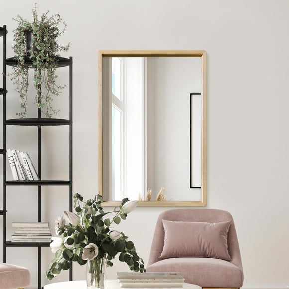 Naturalis Solid Oak Rectangle Wall Mirror