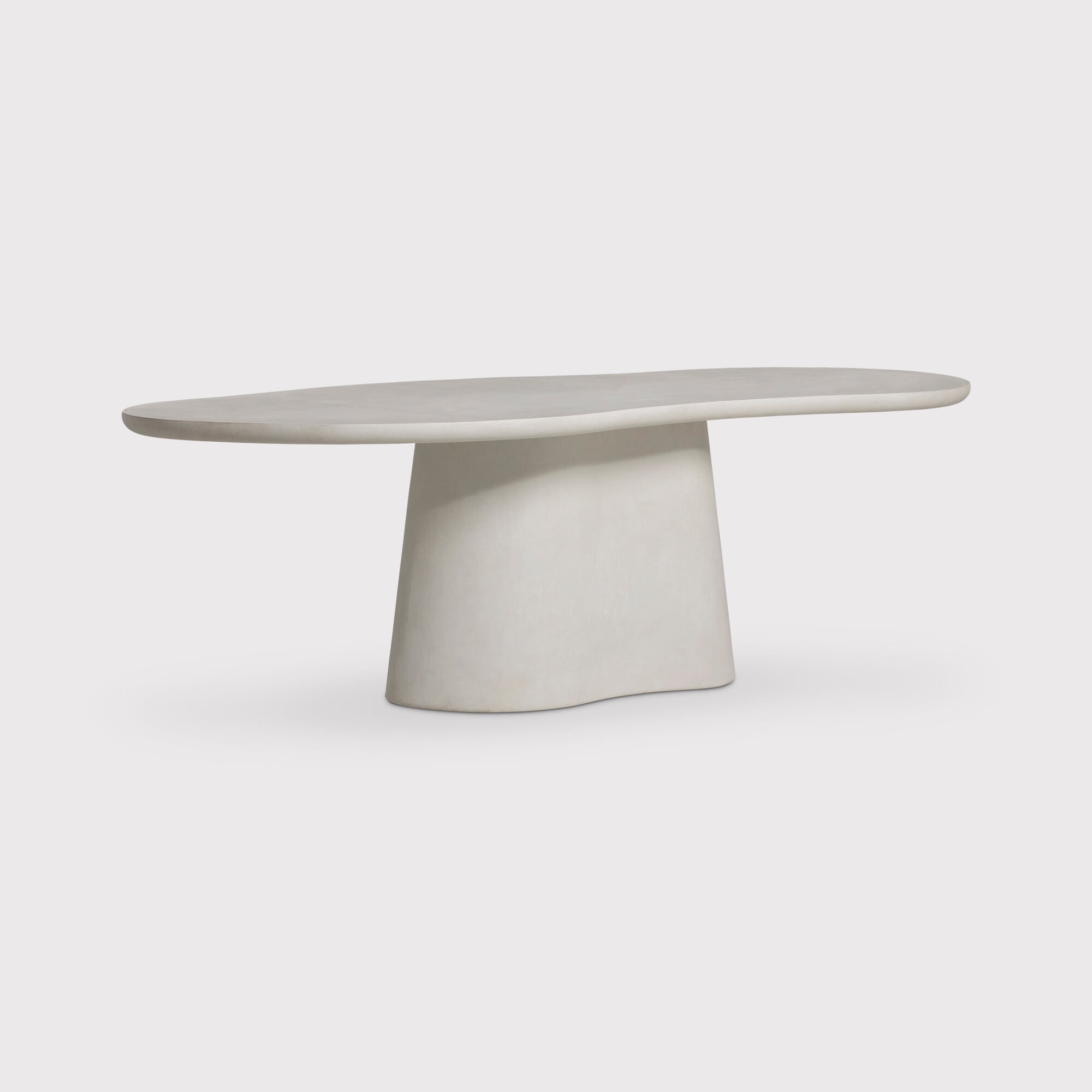 Capella Dining Table 240x113x77cm, Round, White Wood | Barker & Stonehouse