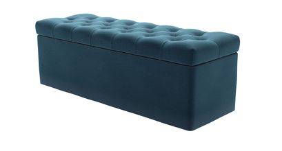 Valentin Storage Bench in Seaweed Smart Cotton - sofa.com