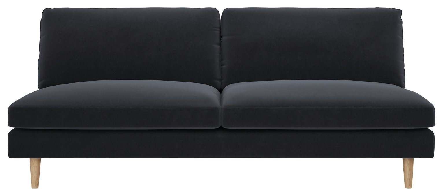 Habitat Teo 3 Seater Fabric Sofa - Teal