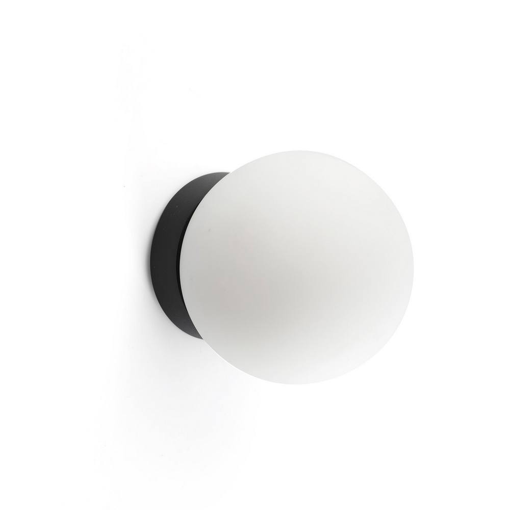 Netlighting Ping Bathroom Wall Lamp Matt Black 3000K IP44