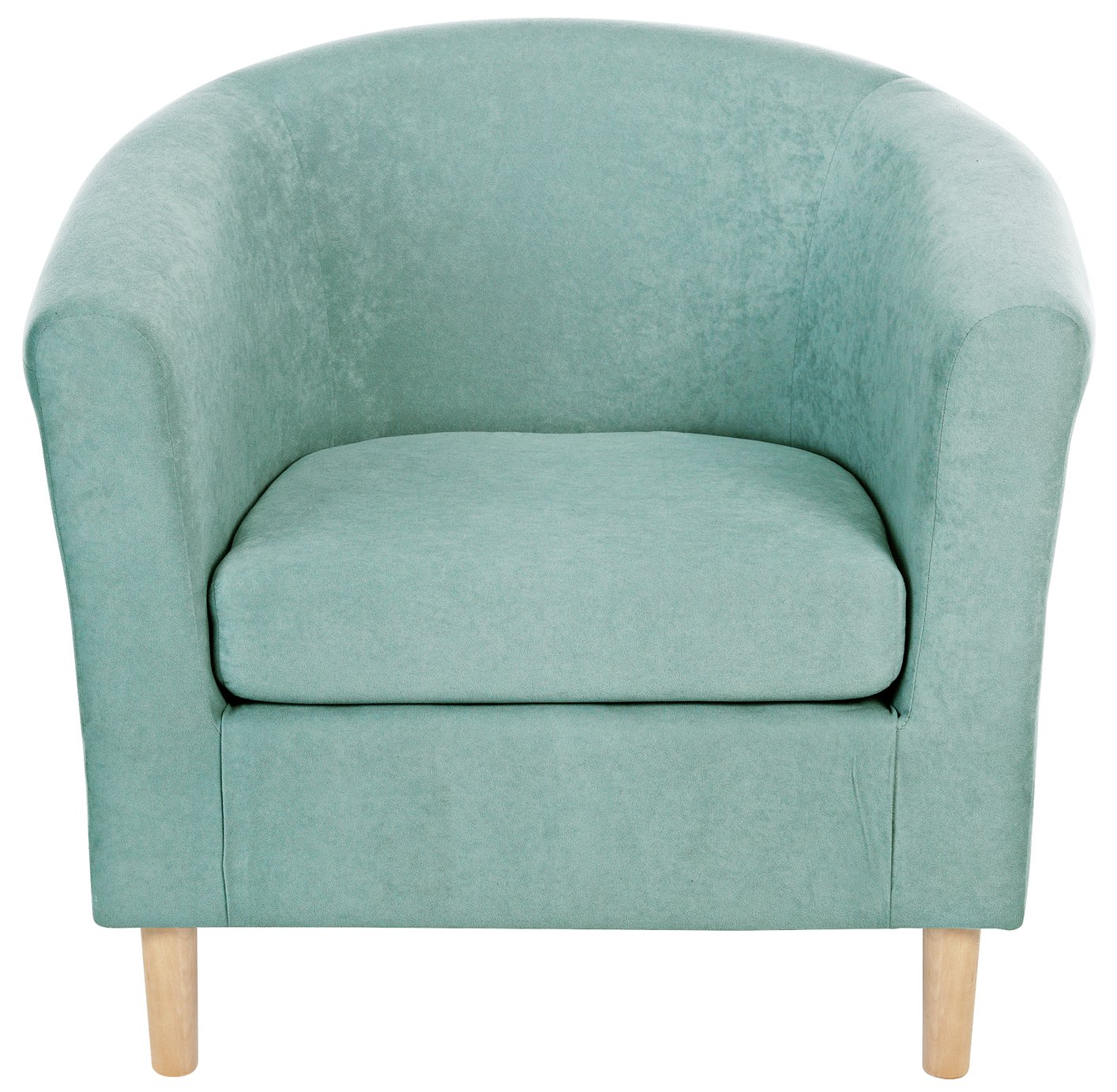 Argos Home Fabric Tub Chair - Duck Egg