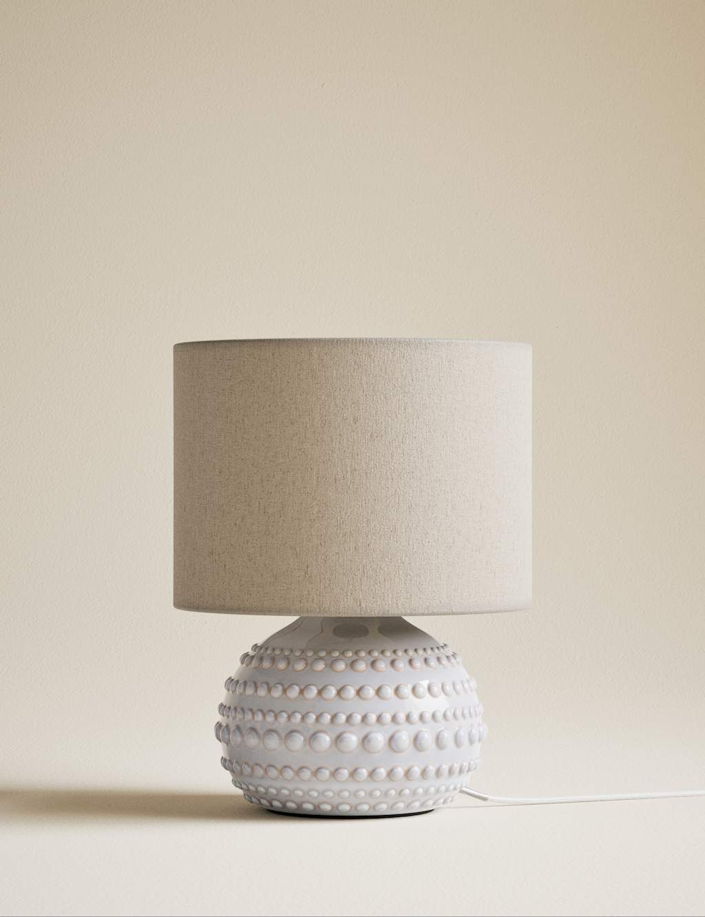 M&S Rio Table Lamp White