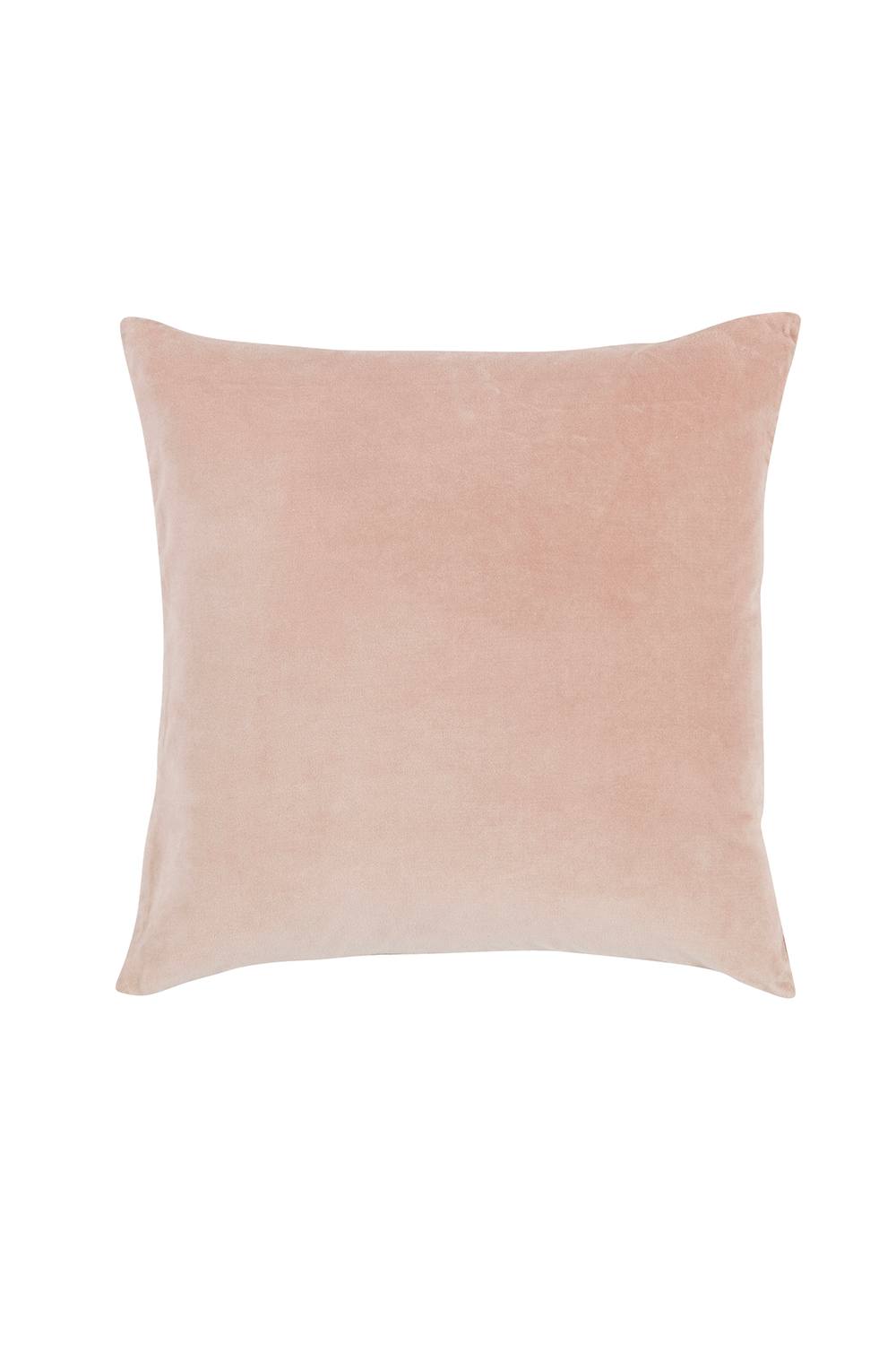 CHRISTY Luxury Filled Velvet 'Jaipur' Square Cushions in Dusty Pink
