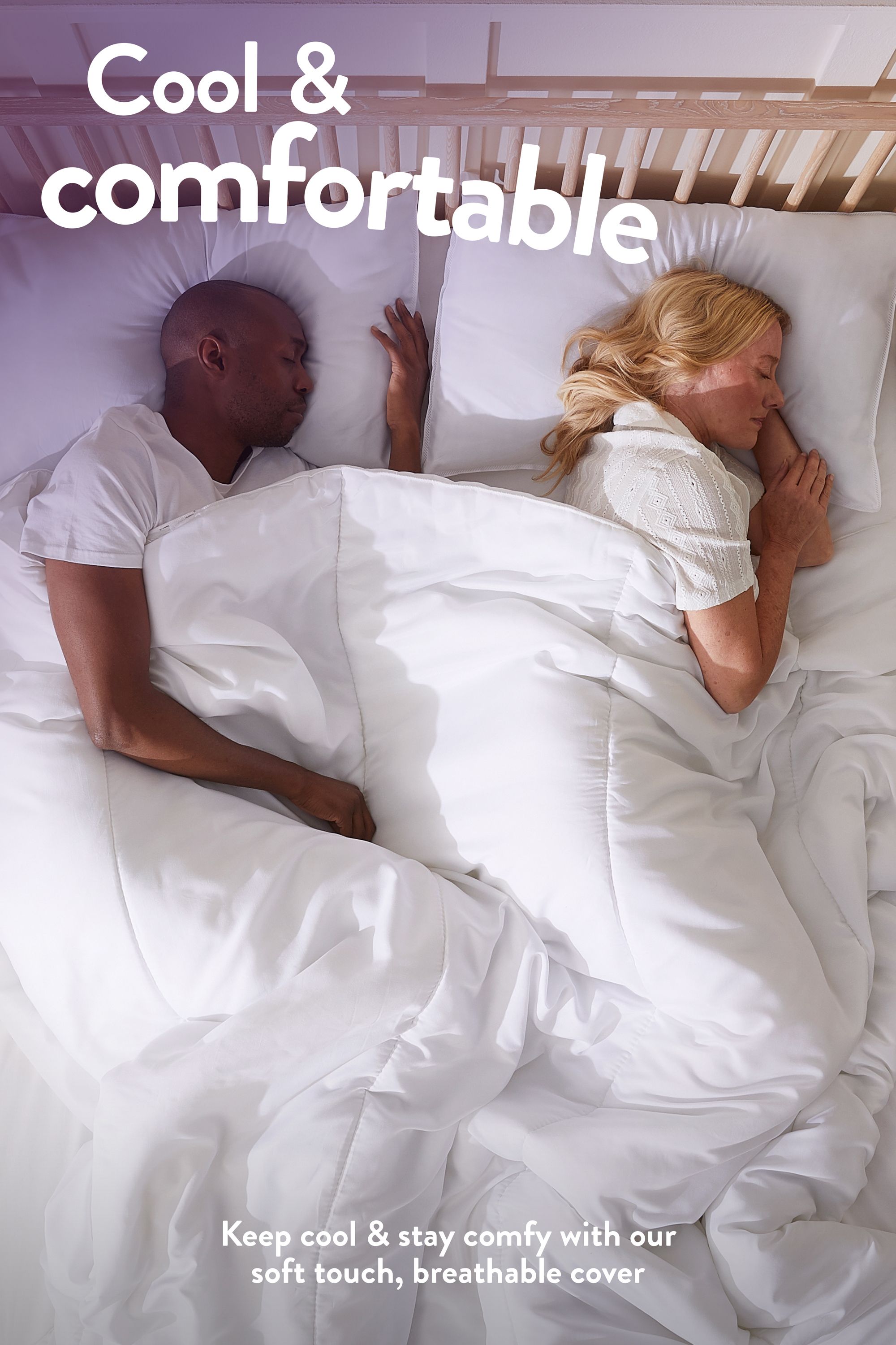 Slumberdown Cool Summer Nights 7.5 Tog Summer Duvet in White 4