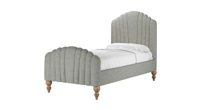 Bella Single Bed in Grey Marl Highland Tweed