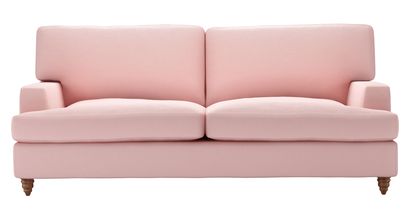 Isla 3 Seat Sofabed in Rhubarb Smart Cotton - sofa.com