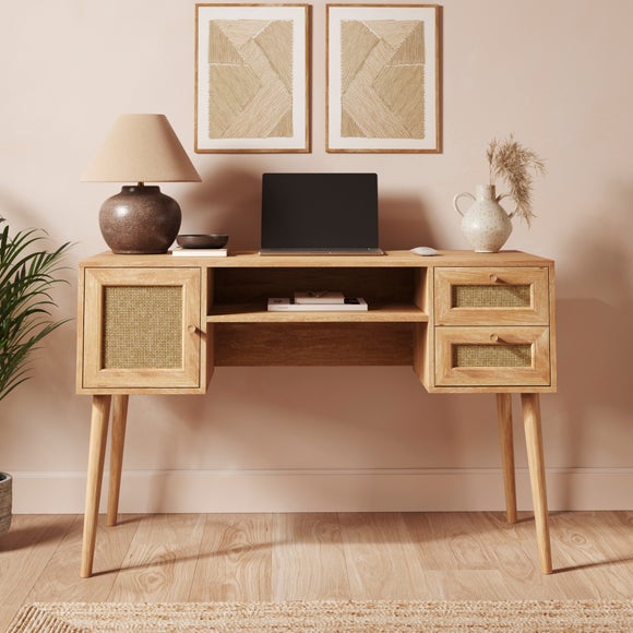 Jordyn Desk, Mango Wood Effect