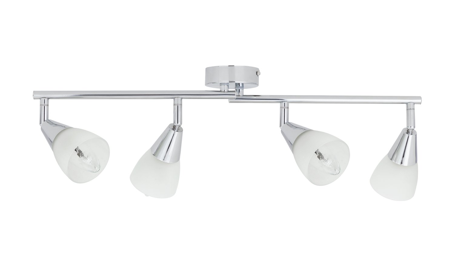 Argos Home Curico 4 Light Spotlight Bar - Chrome