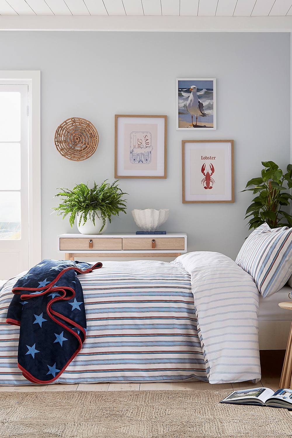 Helena Springfield 'Elwood Stripe' Cotton Cover Set