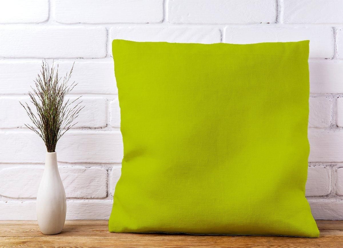 Warren Reed - Designer Lime Cushions in Green