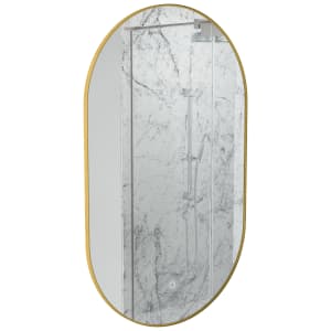 Sensio Nebula Brass Colour Changing LED Bathroom Mirror - 500 x 800mm