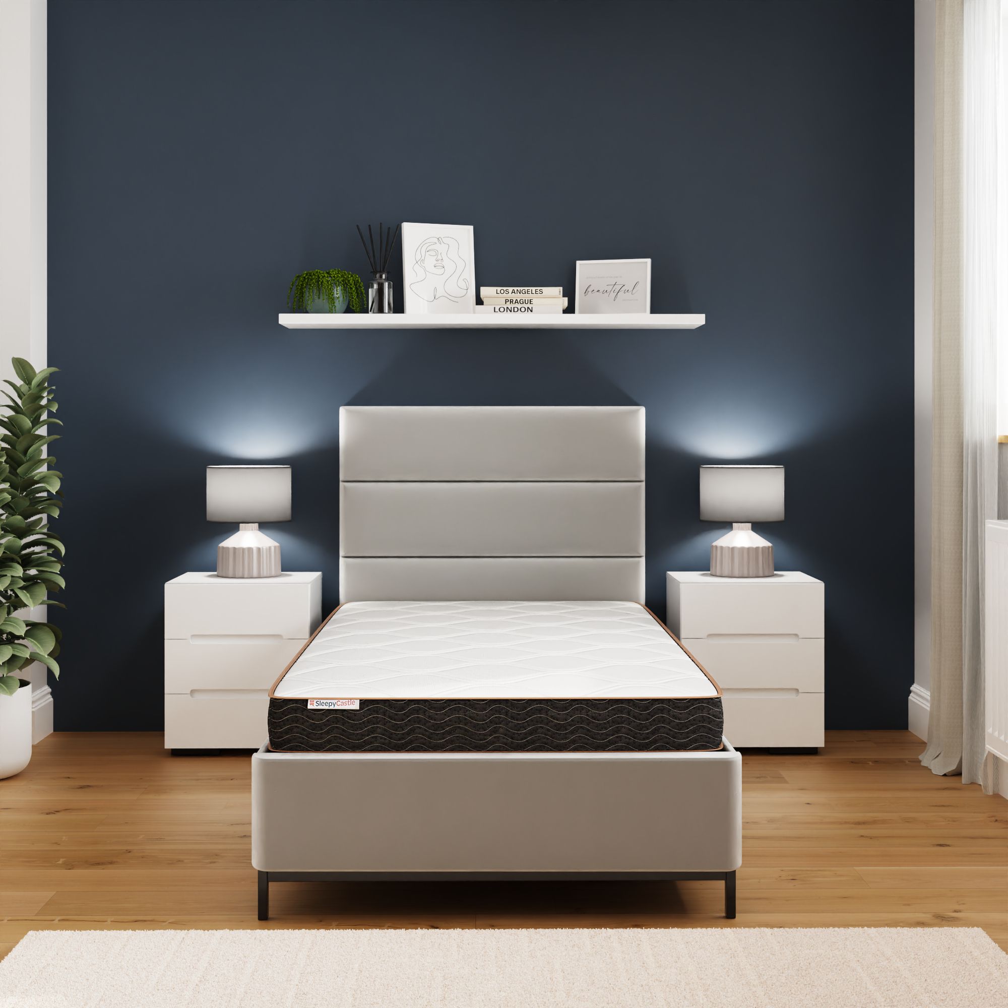 GFW SleepyCastle Rolled Pocket Sprung Mattress In A Box