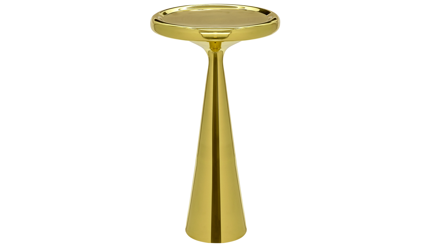 Tom Dixon Spun Tall Table Brass