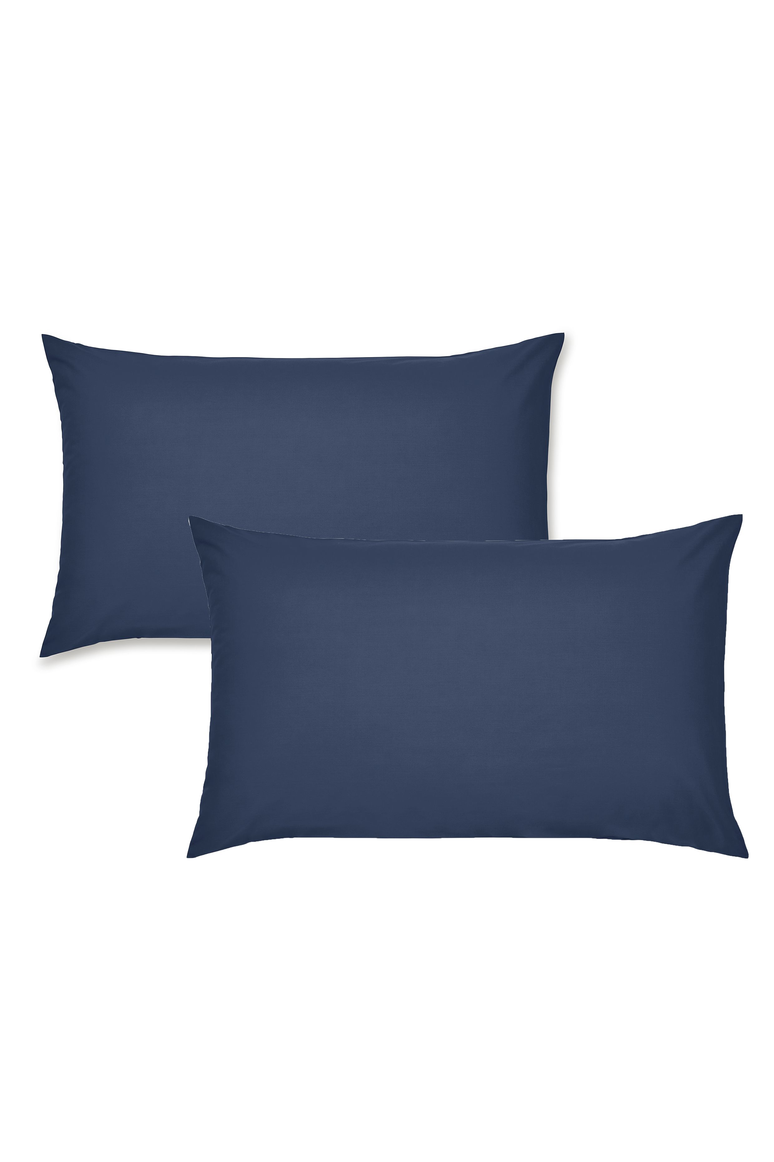 Catherine Lansfield 'Easy Iron Percale' Standard Pillowcase Pair in Navy 3