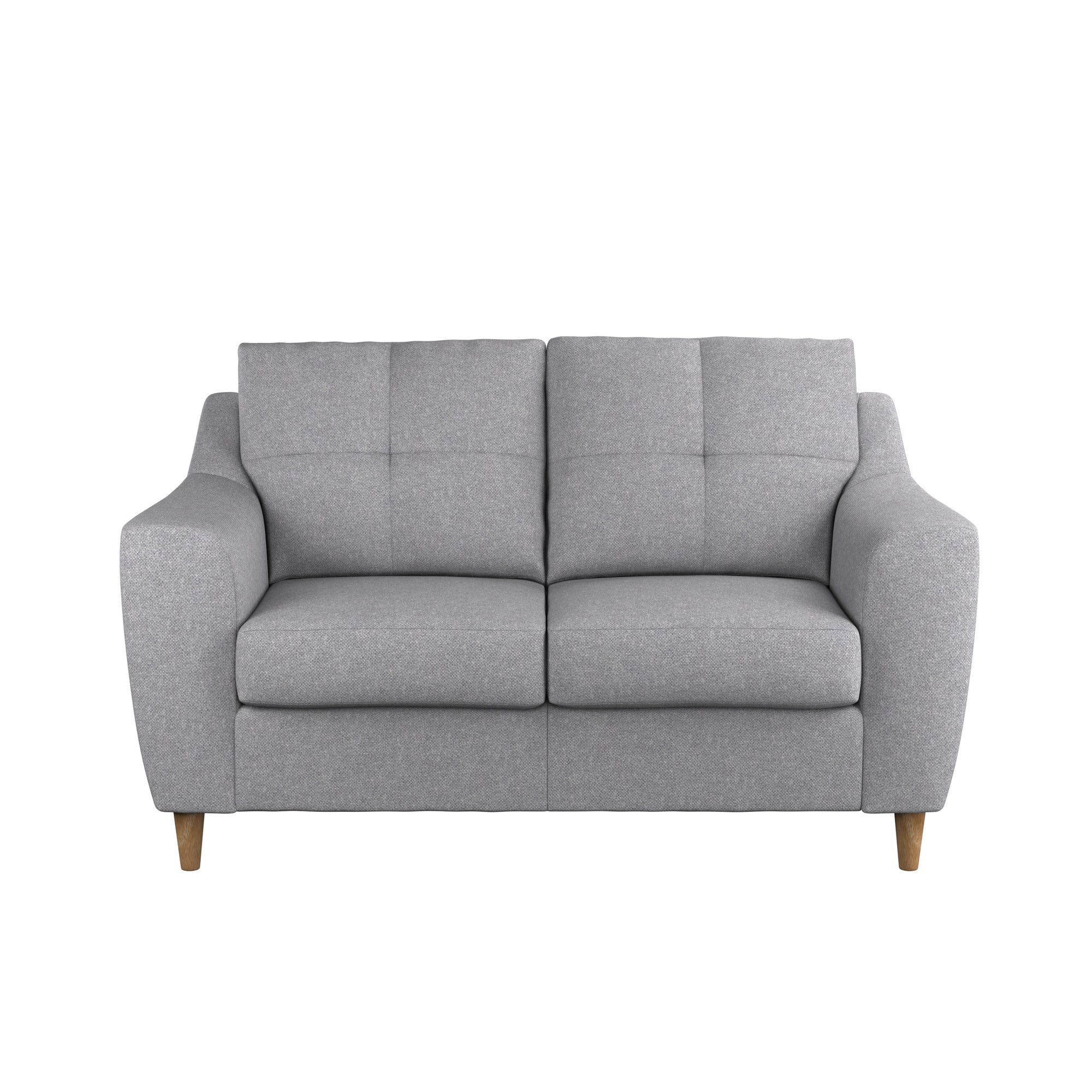 Baxter Fabric 2 Seater Sofa Silver