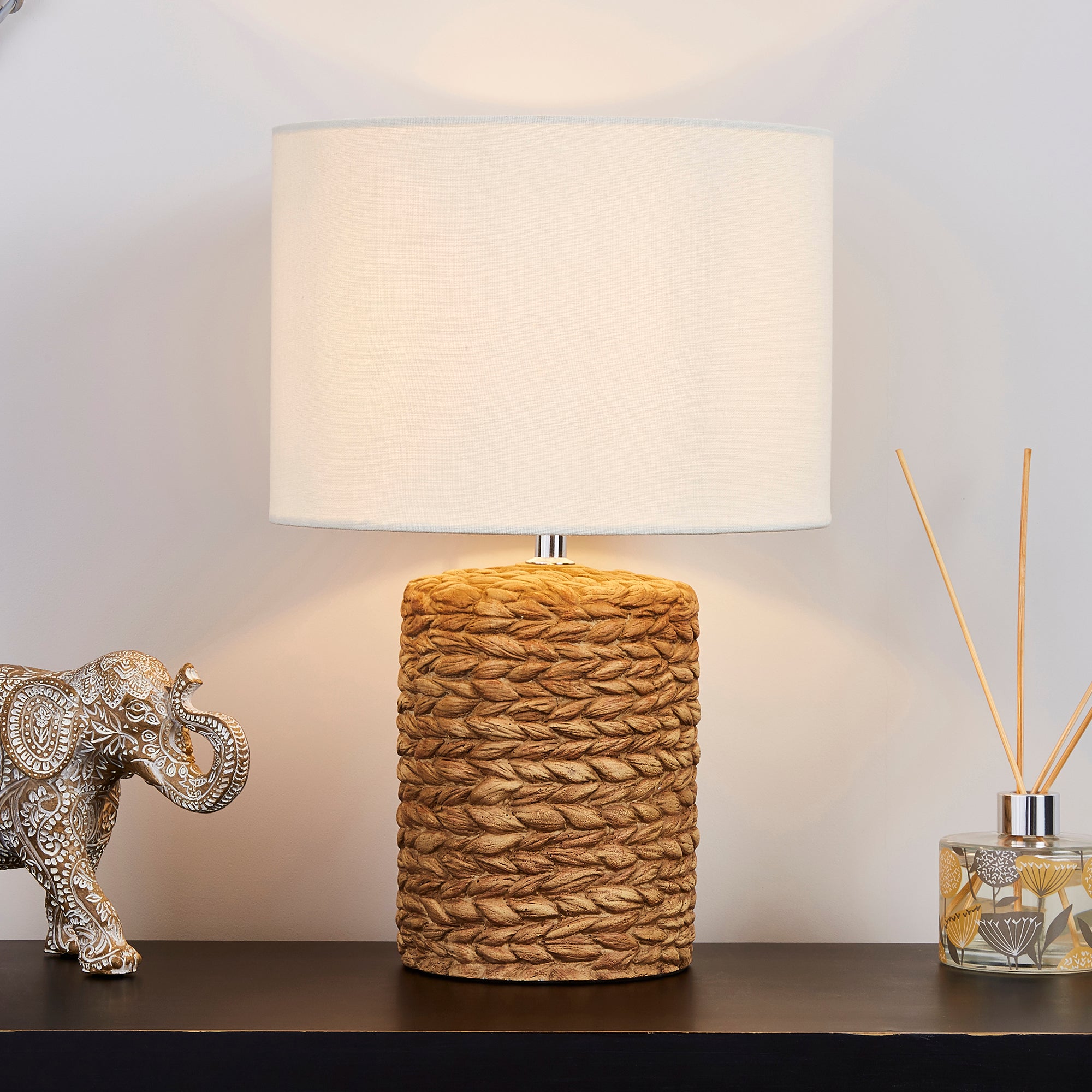 Yasmin Table Lamp Brown