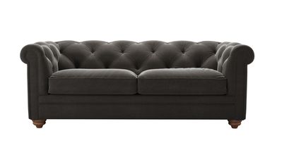 Patrick 2.5 Seat Sofabed in Battleship Grey Smart Cotton - sofa.com
