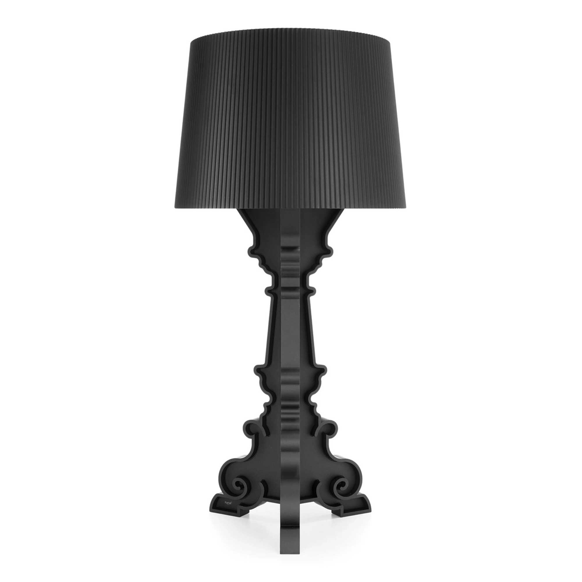 Kartell Bourgie Mat Table Lamp 37x78 Black | Barker & Stonehouse