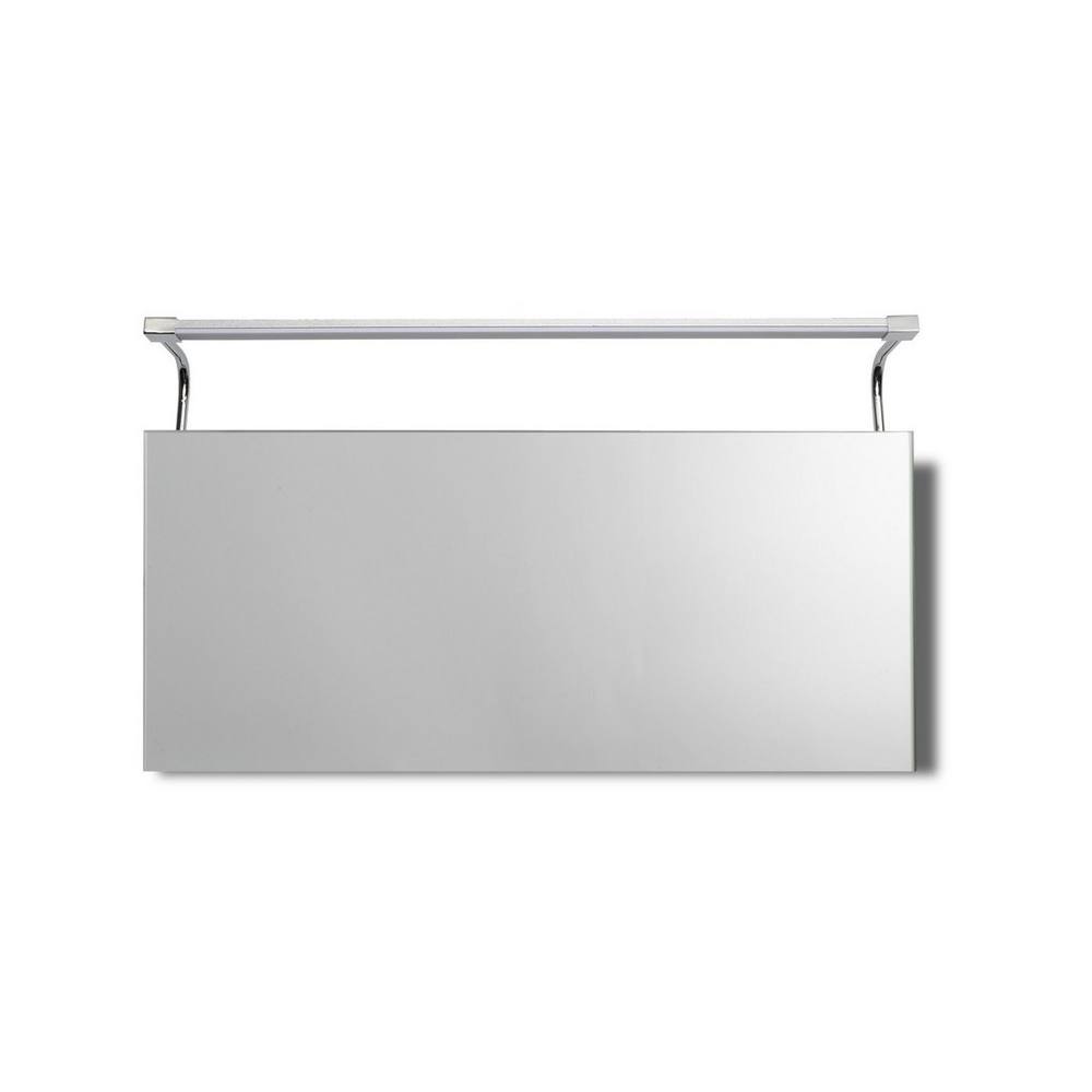 Netlighting Sisley Wall Lamp Chrome 10W 850lm 4000K IP44 LED Big Double in Silver