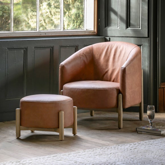 Belmont Leather Tub Chair