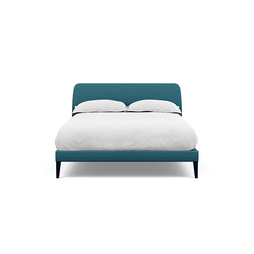 Heal's Wallis Bedstead Double Brushed Cotton Cadet Black
