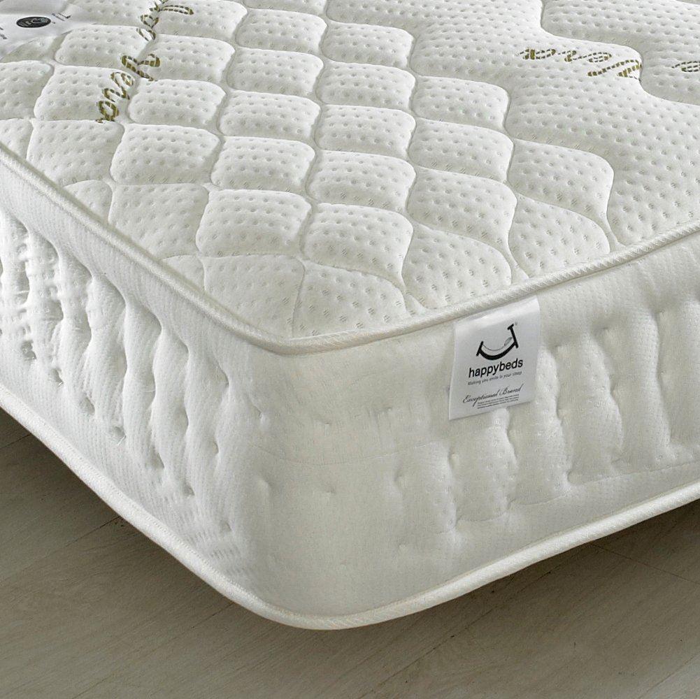 Aloe Vera 1500 Pocket Sprung Memory and Reflex Foam Mattress - 4ft Small Double (120 x 190 cm)
