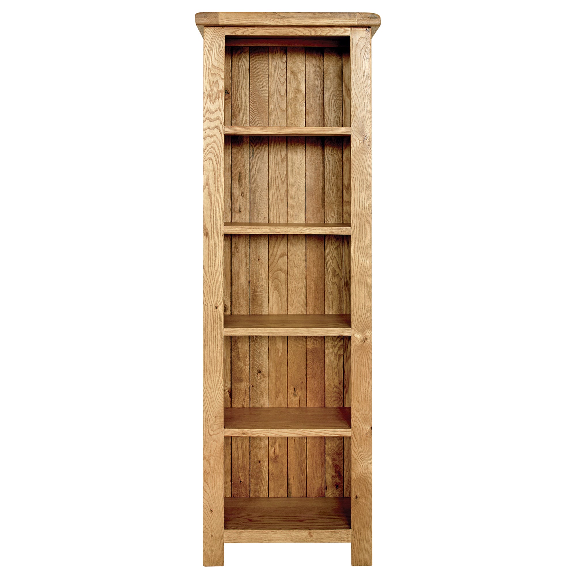 Aylesbury Oak Slim Bookcase Light Brown / Natural