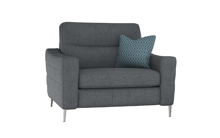 SiSi Italia Grey Paradiso Fabric Snuggle Chair