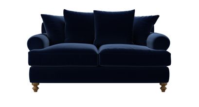 Teddy 2 Seat Sofabed in Admiral Smart Cotton - sofa.com
