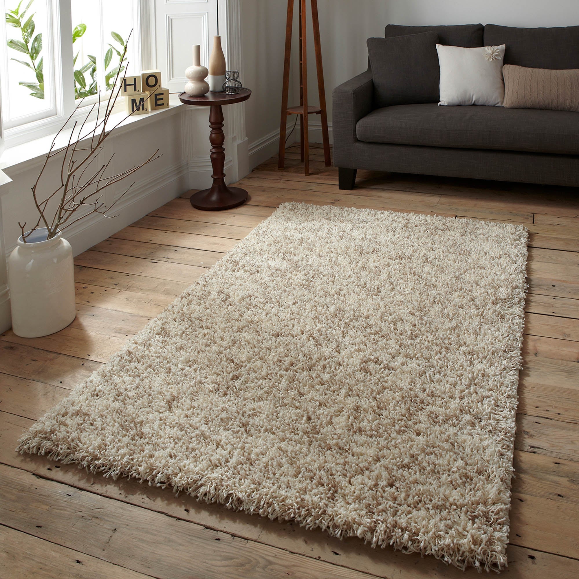 Cream Speckled Vista Rug Natural