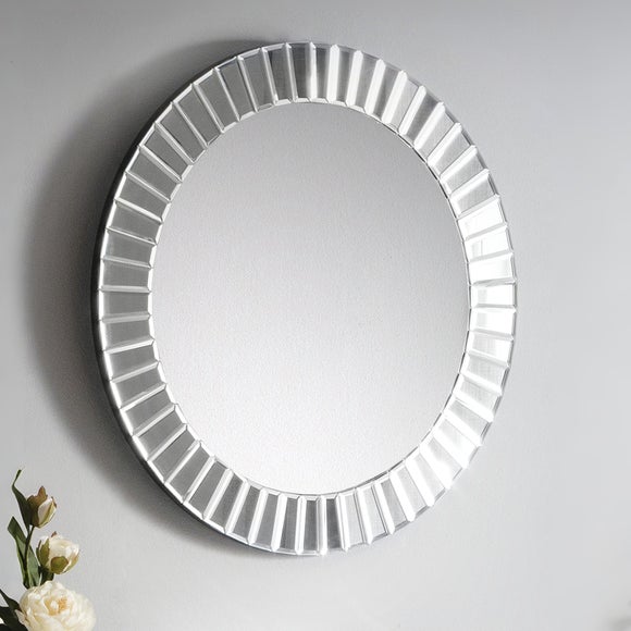 Sonata Bevelled Edge Round Wall Mirror