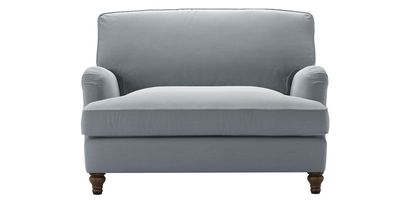 Bluebell Loveseat Sofabed in Sealion Smart Cotton - sofa.com