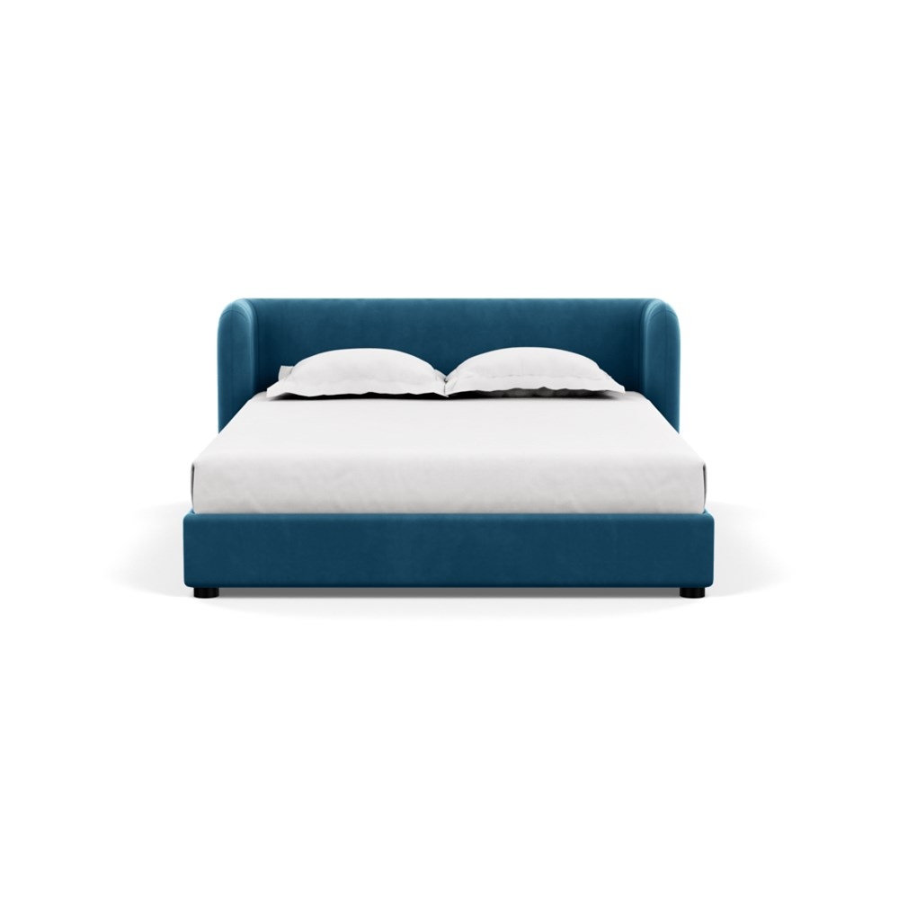 Heal's Group Bed King Varese Velvet Delft