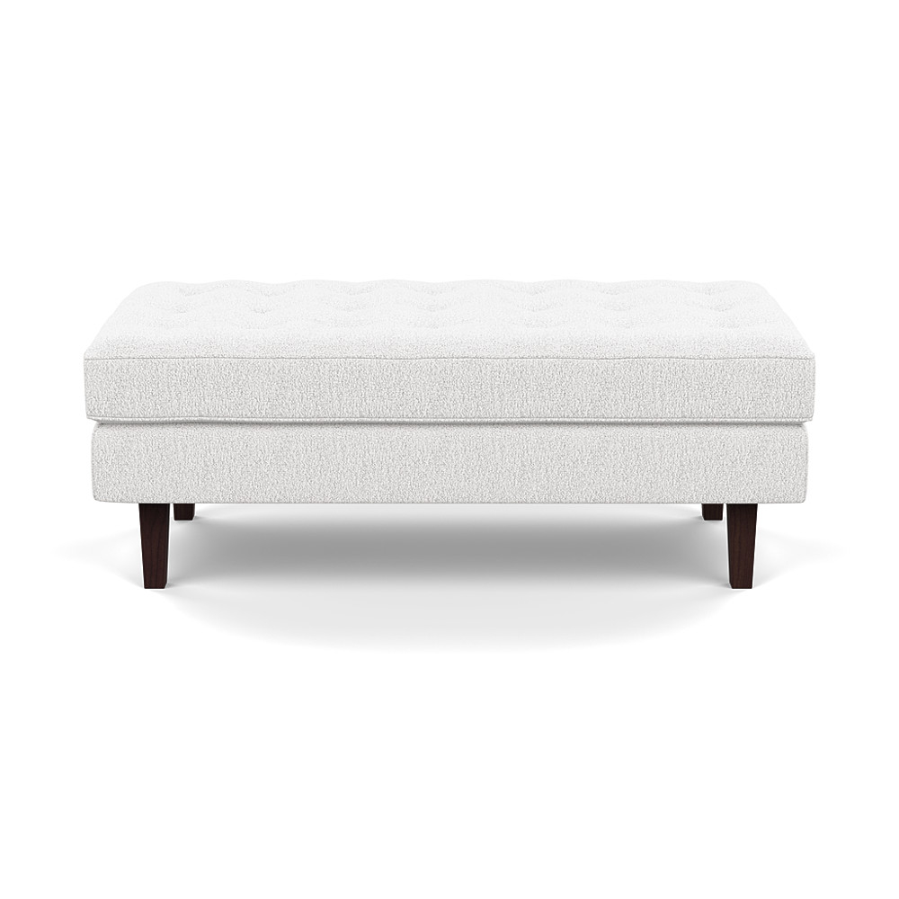 Heal's Hepburn Ottoman Loop Boucle Polar Wenge