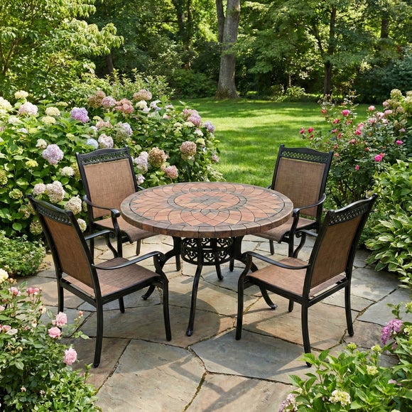 Larkson Dining Table with 4 Montrose Chairs